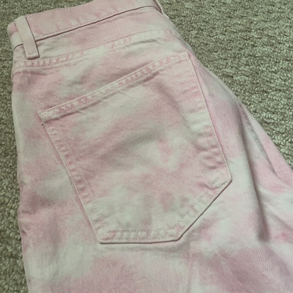 ZARA Tie Dye Wide Leg Jeans - Picture 2 of 4